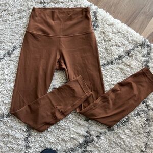 Brown lululemon align 4 25”
